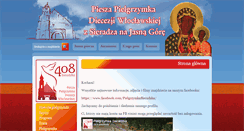 Desktop Screenshot of pielgrzymka.kolegiata-sieradz.pl