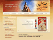 Tablet Screenshot of kolegiata-sieradz.pl